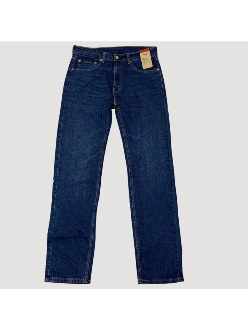 NWT Levi's 505 Regular Straight Men's Jeans 32x34 Blue Dark Wash